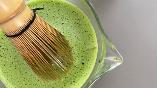 Ceremonial Matcha in Matcha Bowl with Whisk