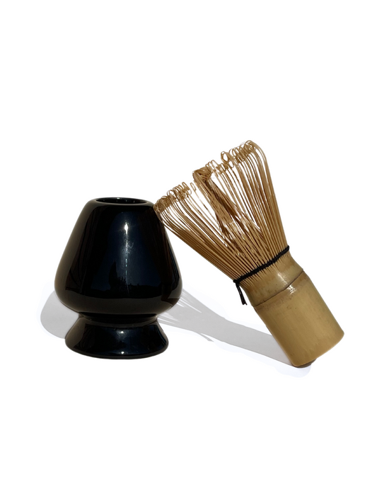 Bamboo Whisk and Holder